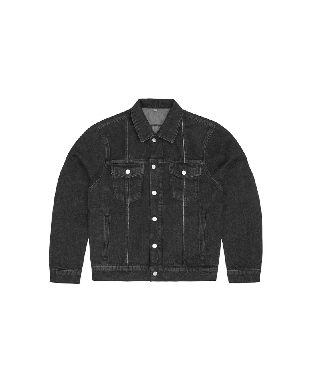 Corteiz C-Star Denim Jacket (Black)