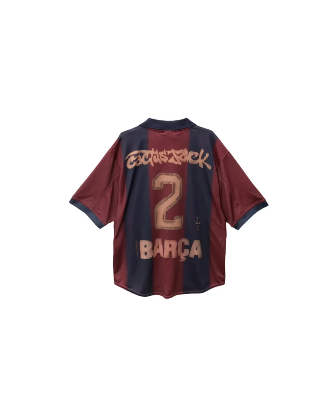 Travis Scott x Nike x FC Barcelona Retro 2000/01 Home Skeleton Jersey
