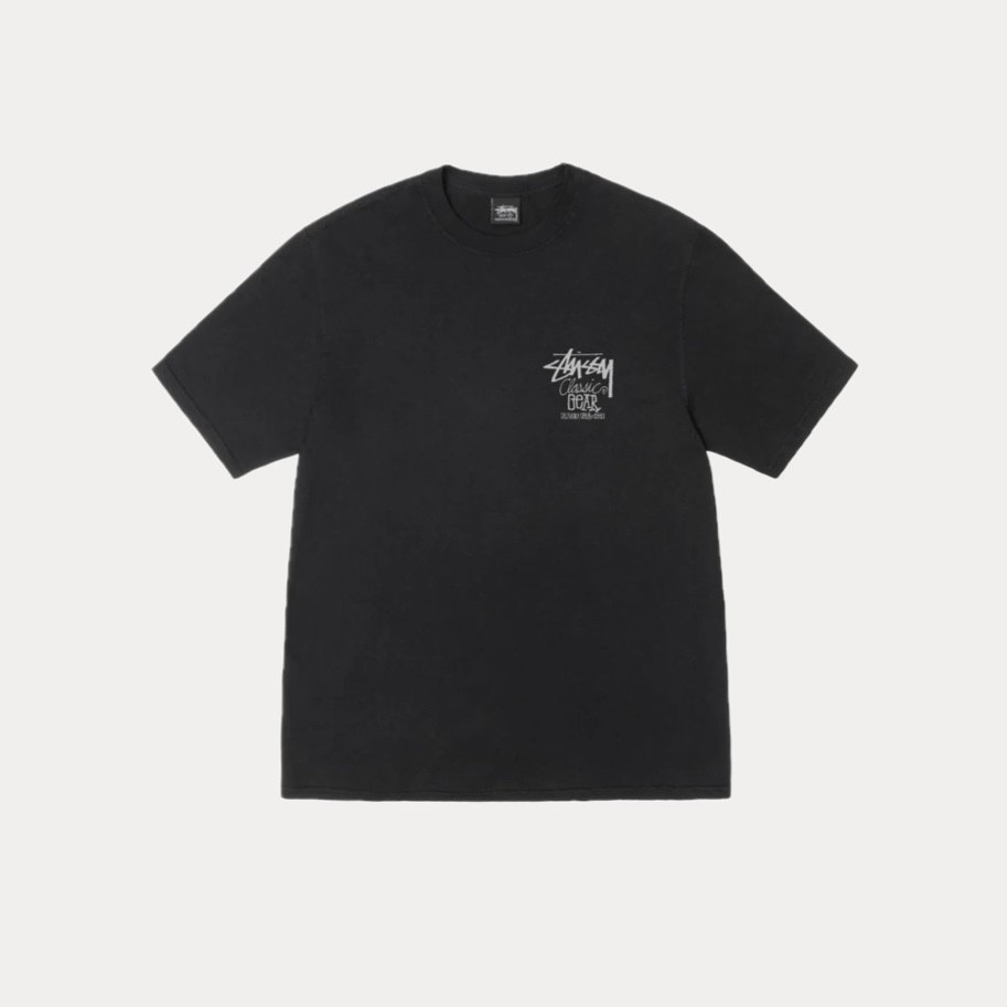 Stüssy Classic Gear Pig. Dyed Tee ‘Black’