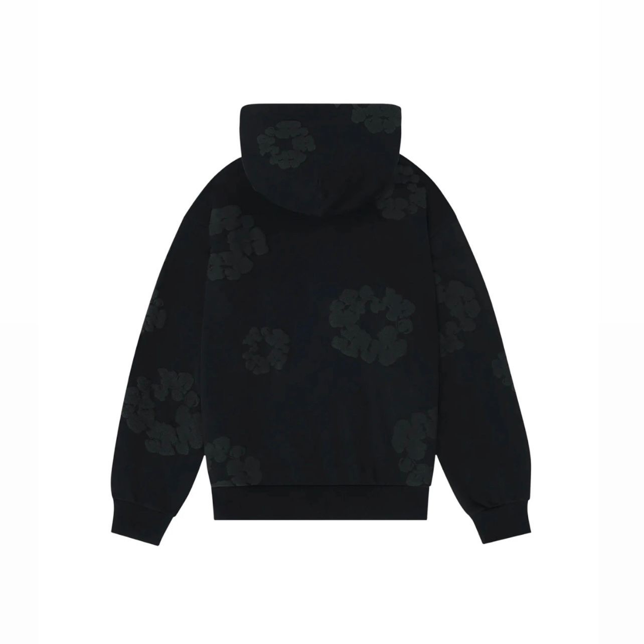 Denim Tears Cotton Wearth Hoodie 'Black Monochrome'