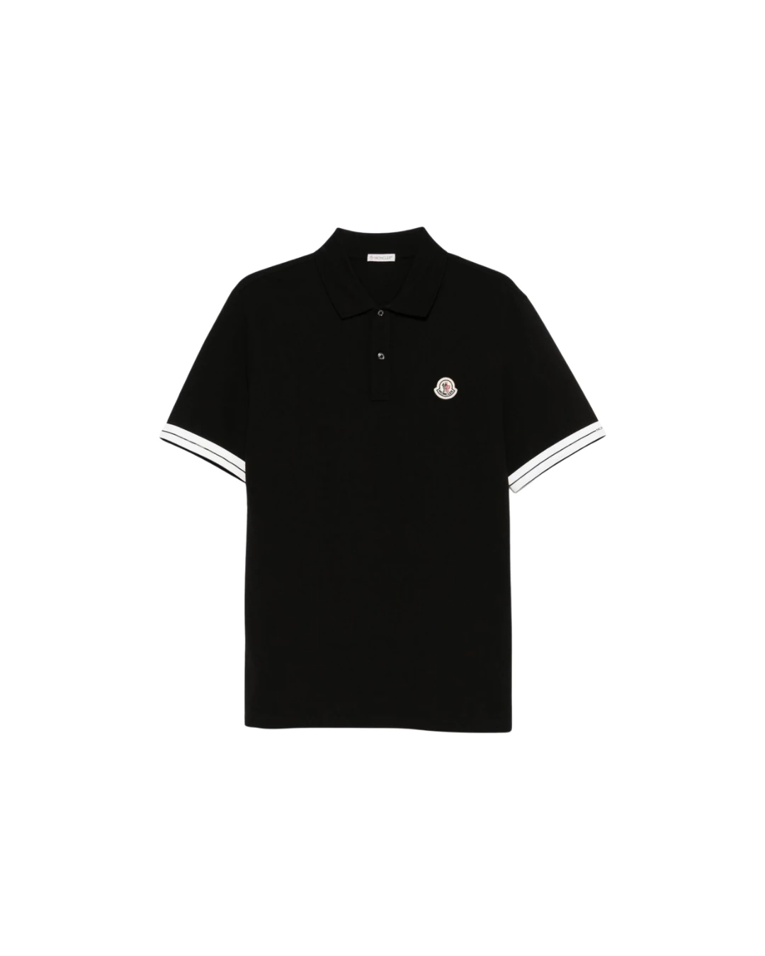 トップス MONCLER SCOM2017 210 L/S PIQUE SHIRT Moncler Pique Logo T-Shirt 'Black'
