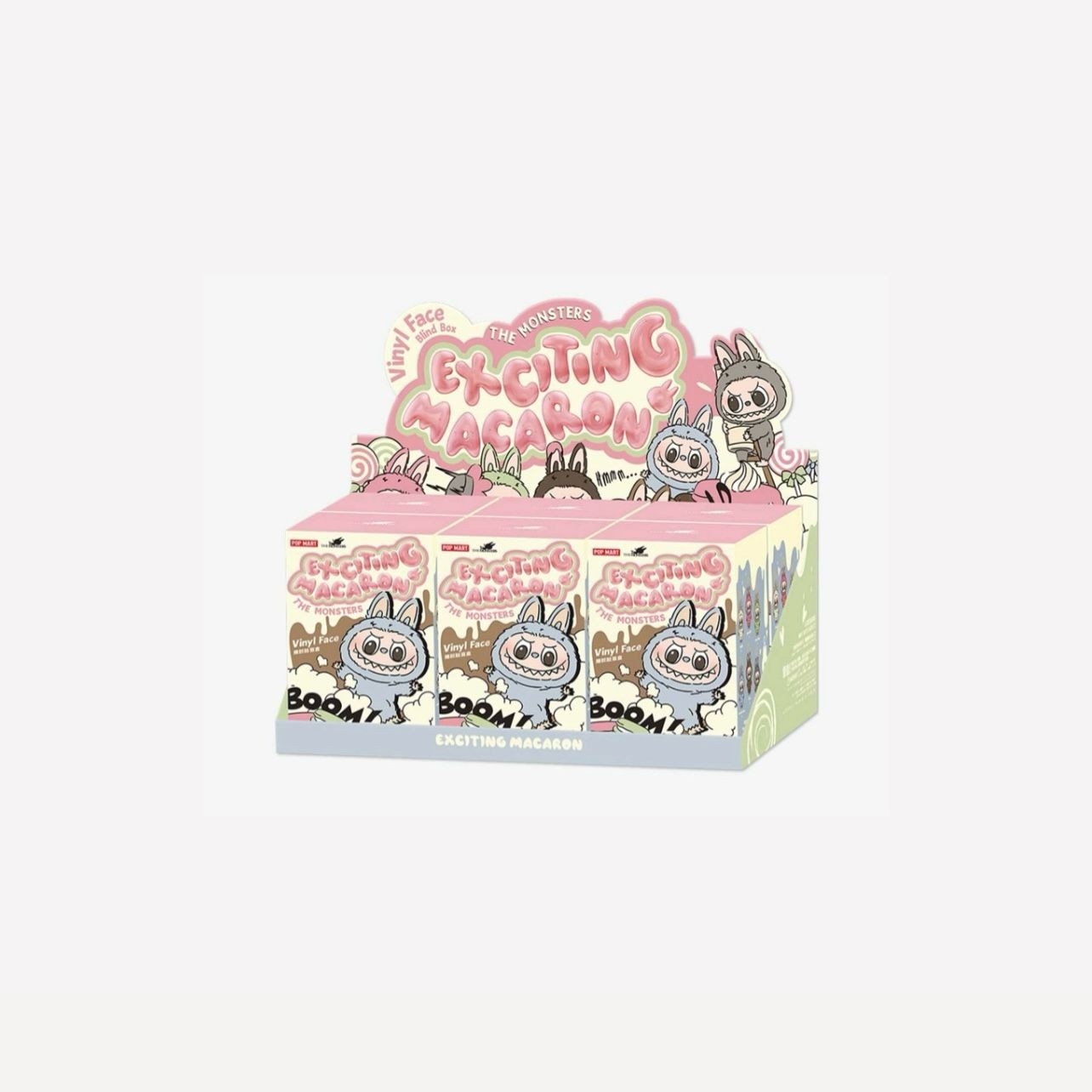 Pop Mart THE MONSTERS 'Exciting Macaron' Vinyl Face Blind Box