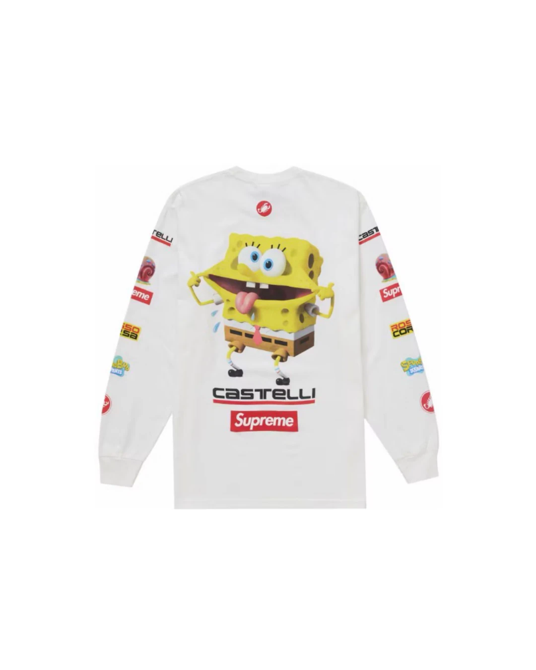 Supreme x Spongebob Long Sleeve 'White'