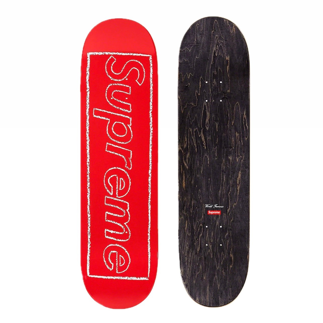 Supreme KAWS Chalk Logo Skateboard Deck 