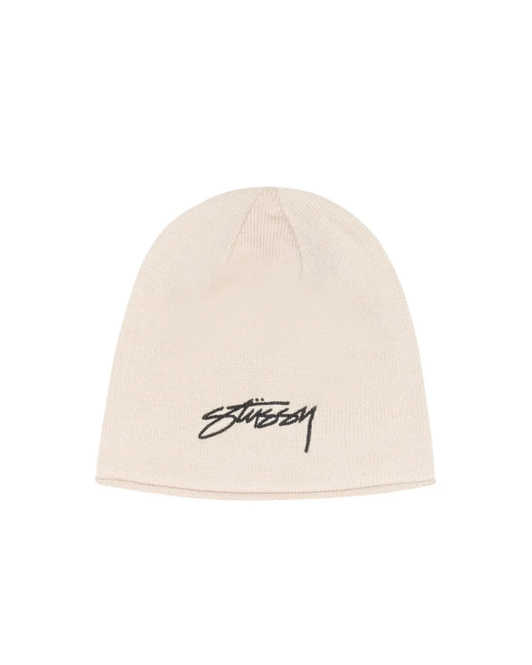 Stussy Skullcap Chain Stitch Rolled Edge 'Bone'