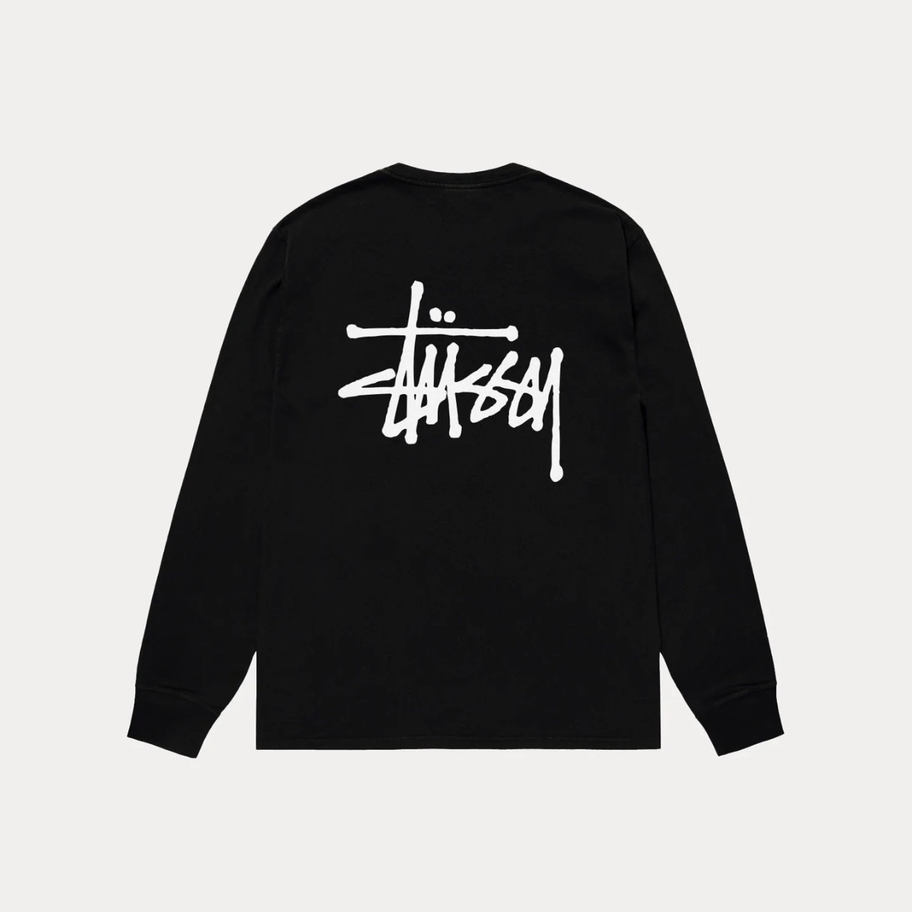 Stüssy Basic Longsleeve Tee 'Black'