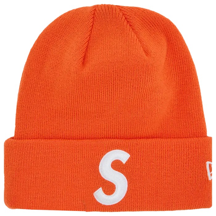 Supreme New Era S Logo Beanie 'Orange'