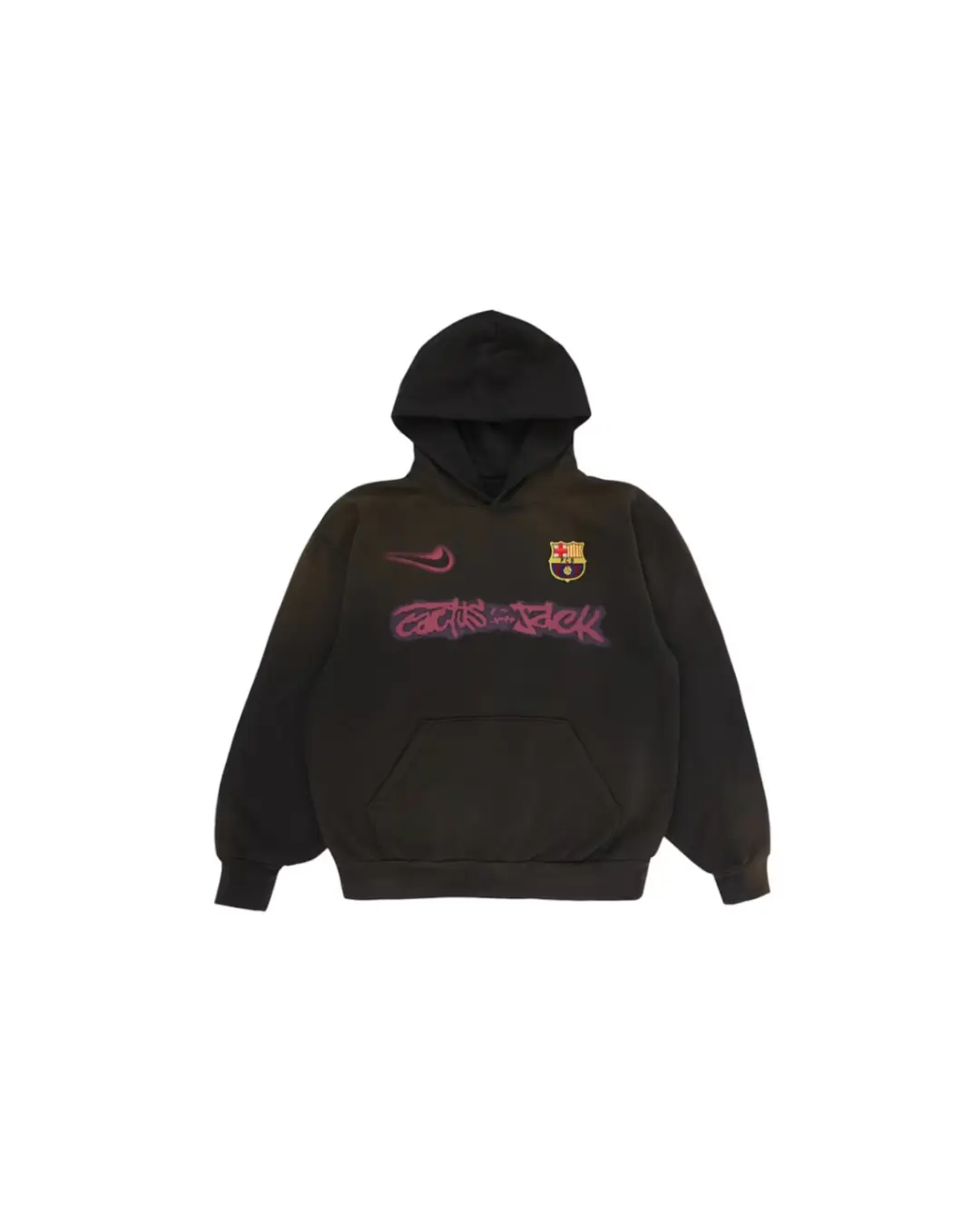 Travis Scott x Nike x FC Barcelona Spray Logo Hoodie