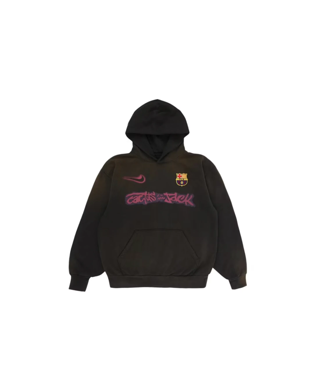 Travis Scott x Nike x FC Barcelona Spray Logo Hoodie 