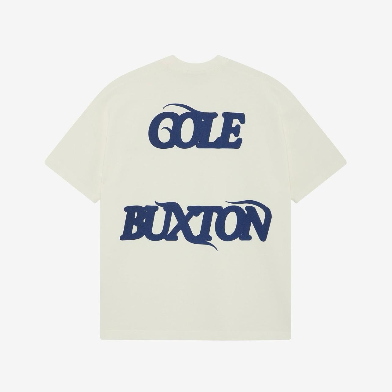 Cole Buxton Balearic T-shirt 'White/Blue'