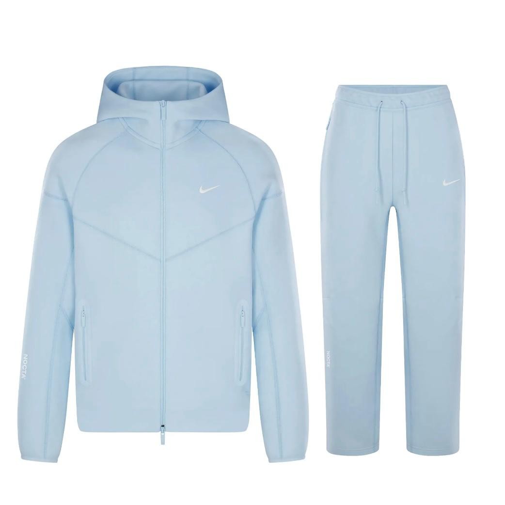 Nike x Nocta Tech Fleece Hoodie & Joggers Set 'Blue'