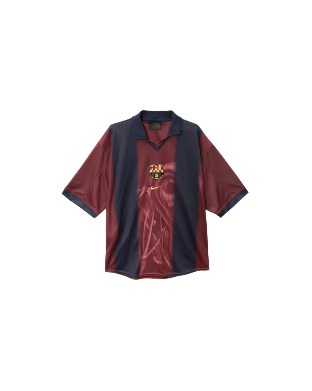 Travis Scott x Nike x FC Barcelona Retro 2000/01 Home Skeleton Jersey