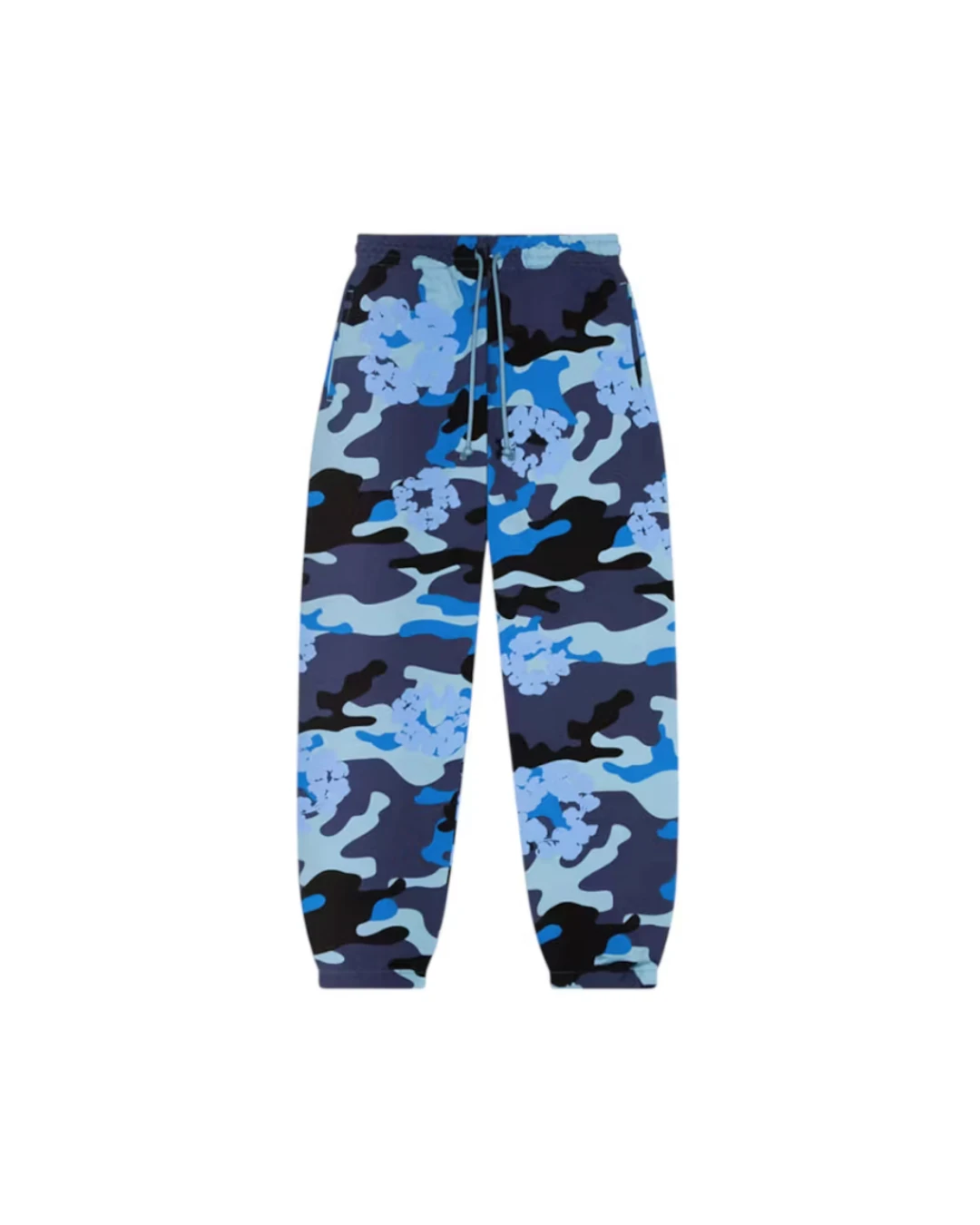 Denim Tears Cotton Wreath Sweatpants 'Blue Camo'