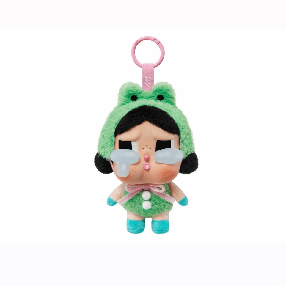 Pop Mart CryBaby Crying Again Series ‘What A Frog Vinyl Plush’