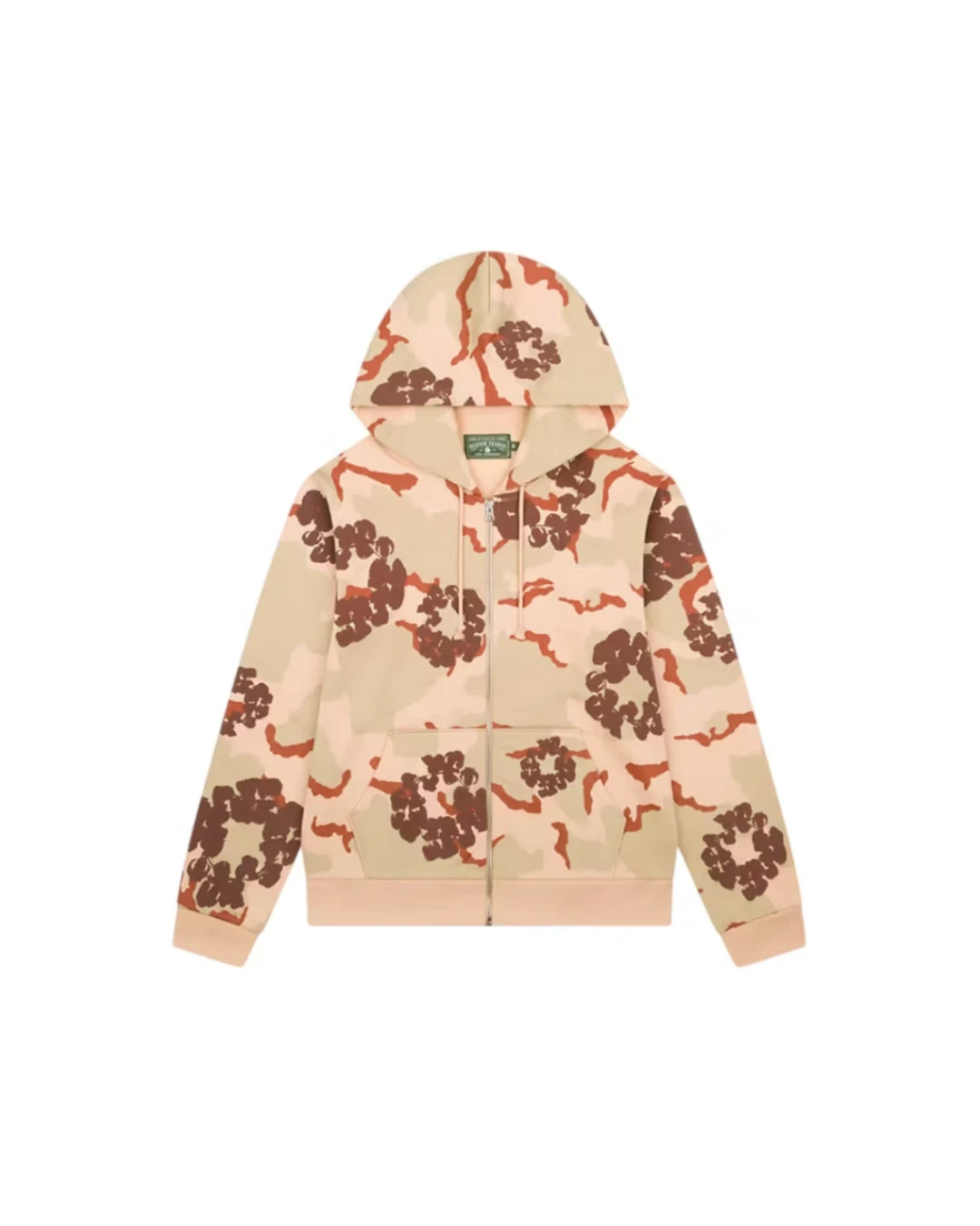 Denim Tears Cotton Wreath Hoodie 'Tan Camo'