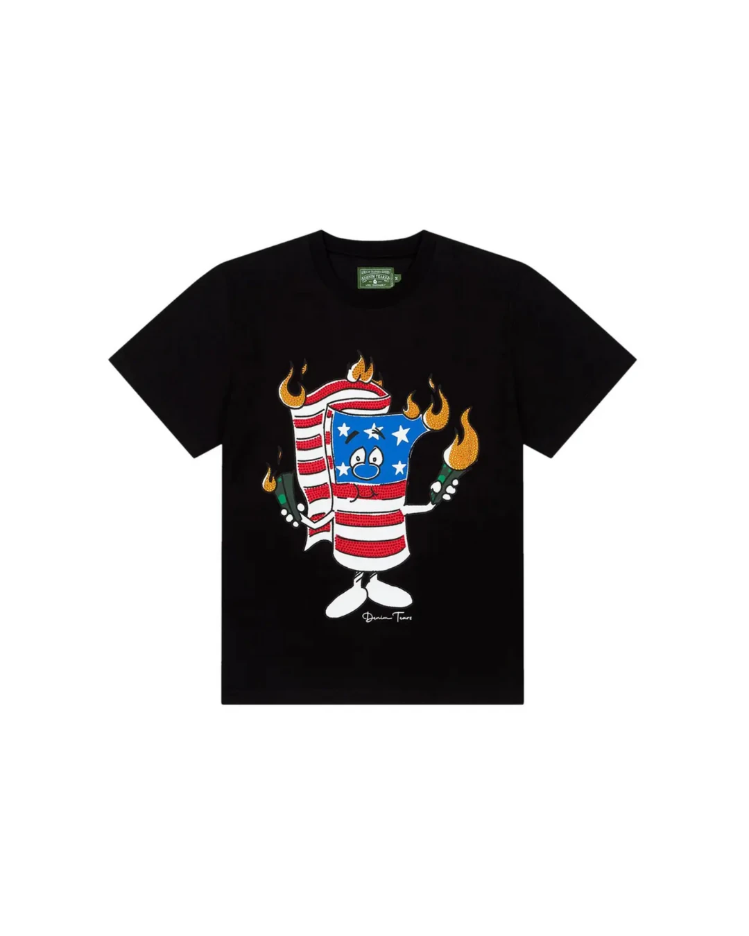 Denim Tears Firecracker Tee 'Black'