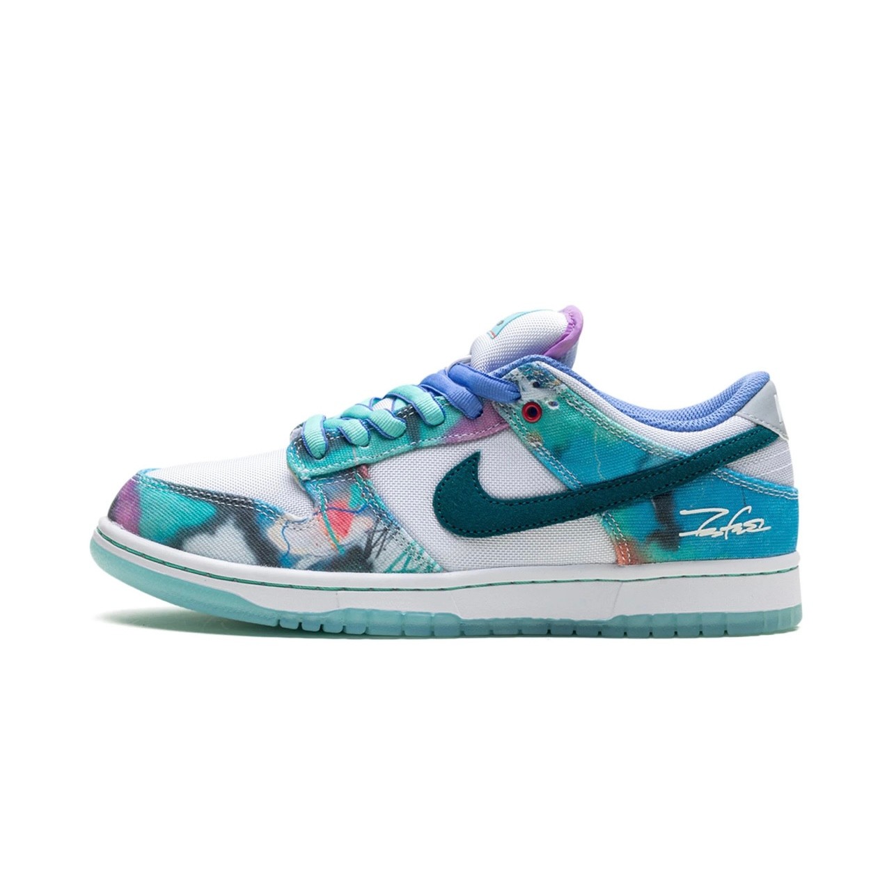 Dunk Low SB 'Futura Laboratories Bleached Aqua'