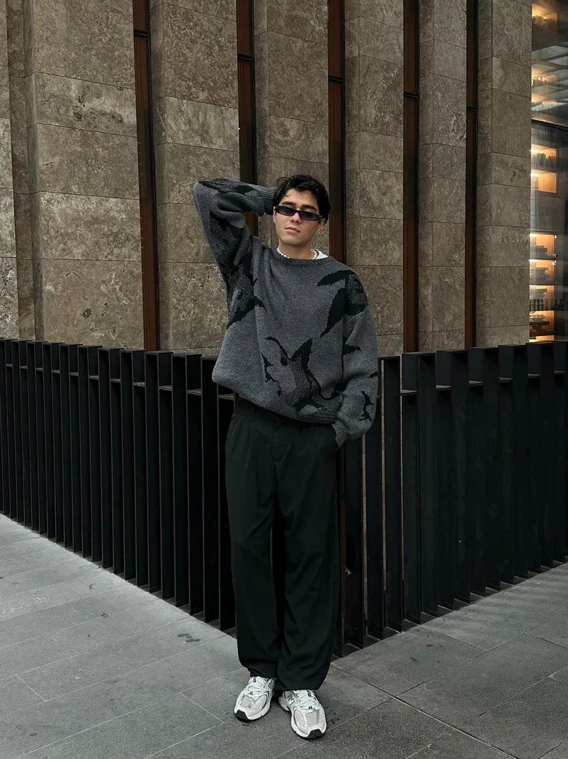 Oversize Triko Kazak