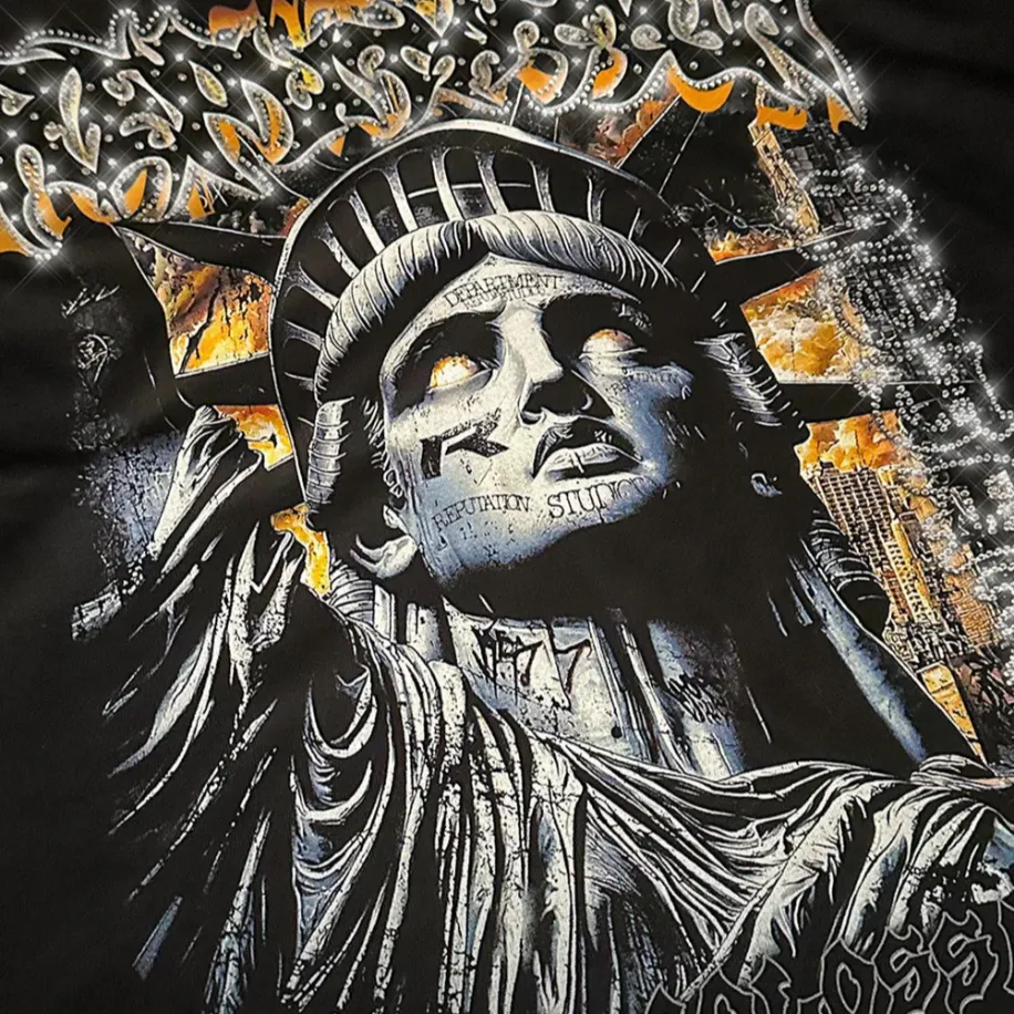 The New Colossus Rhinestone T-Shirt