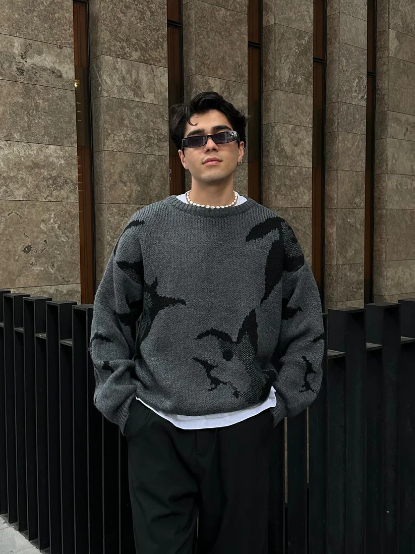 Oversize Triko Kazak