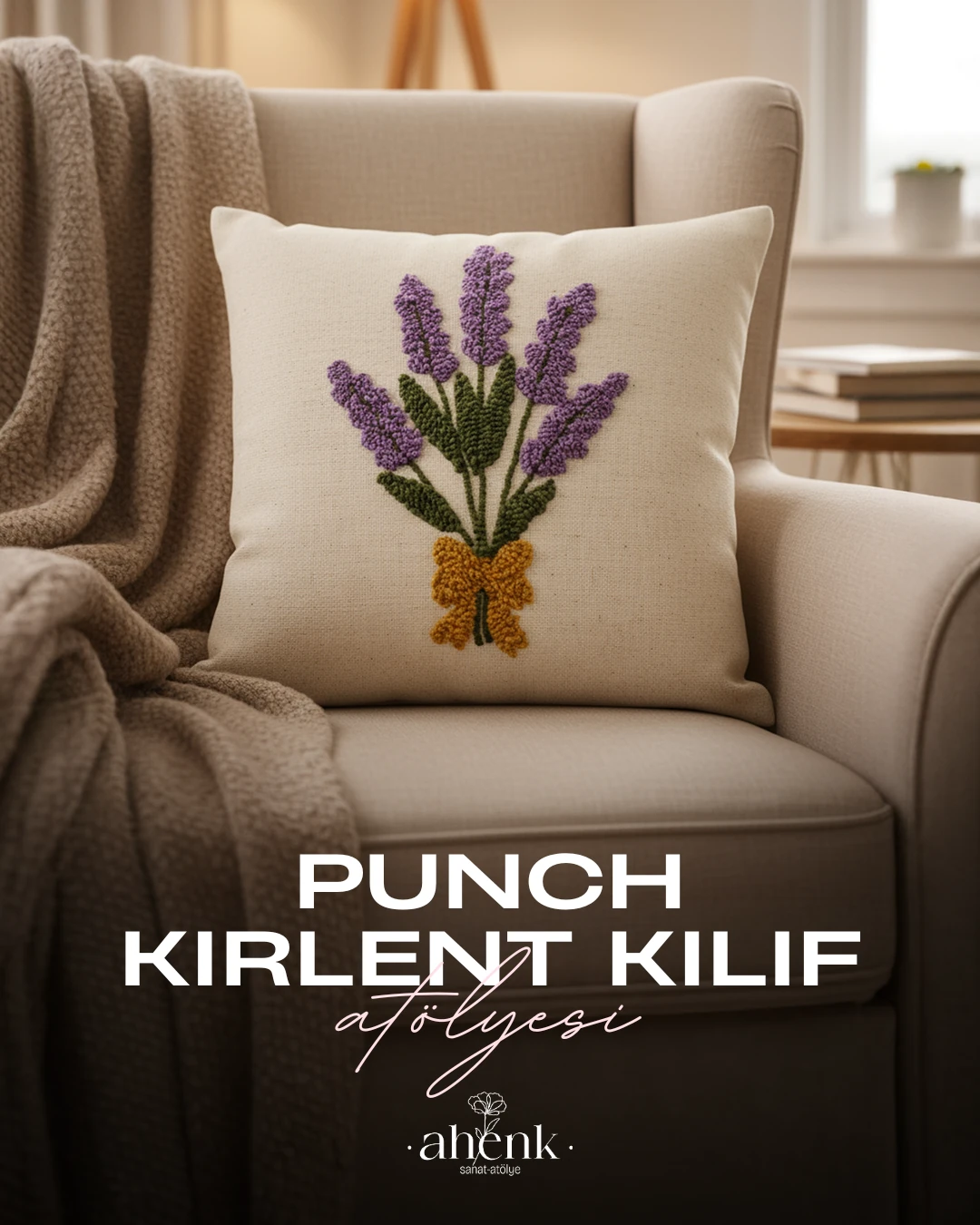 Punch Atölyesi - Kırlent Kılıfı