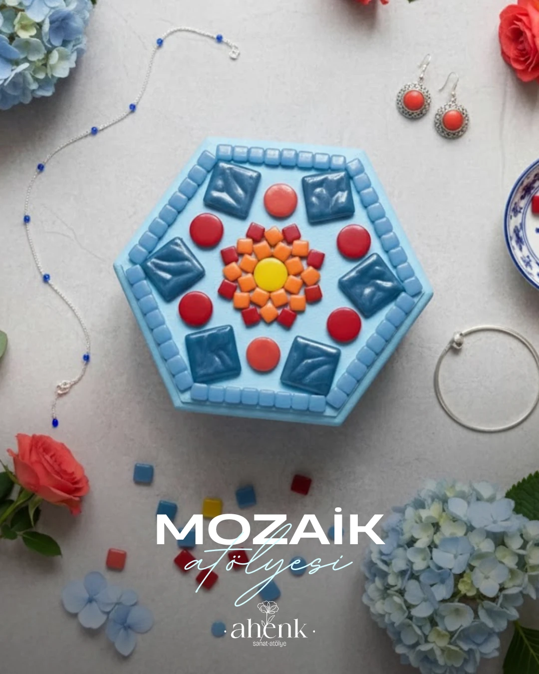 Mozaik Ürün Atölyesi - Kutu