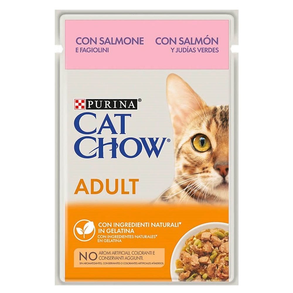 Purina Cat Chow Somonlu Yetişkin Kedi Yaş Maması 85 g