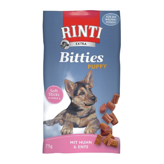 Rinti Bitties Tavuk Etli ve Ördek Etli Yavru Köpek Ödülü (75 g)