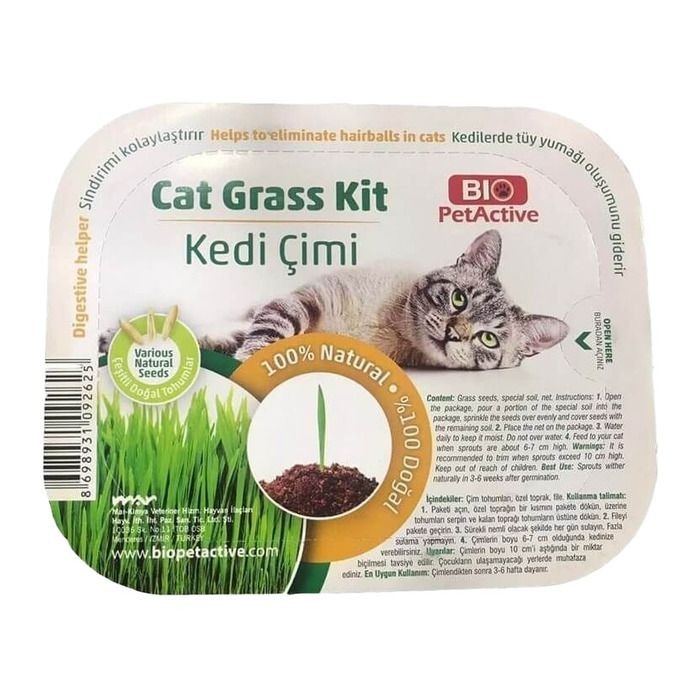 Bio Pet Active Cat Grass Kit Kedi Çimi