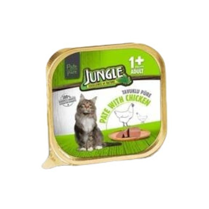 Jungle Yetişkin Kedi Yaş Maması 100 g