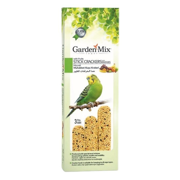 Garden Mix Meyveli Muhabbet Kuşu Krakeri 3x120 g