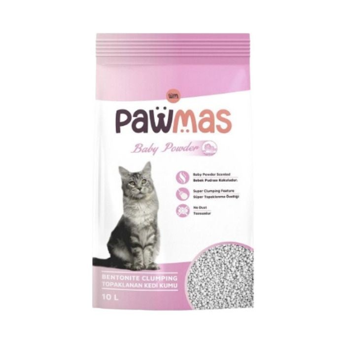 Pawmas Kokulu Bentonit Kedi Kumu 10 L