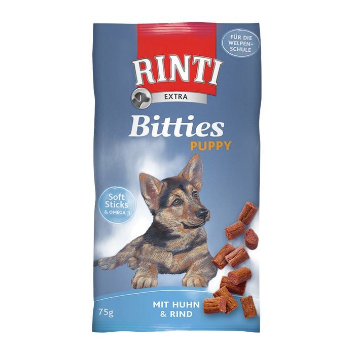 Rinti Extra Tavuk Etli ve Sığır Etli Yavru Köpek Ödülü (75 g)