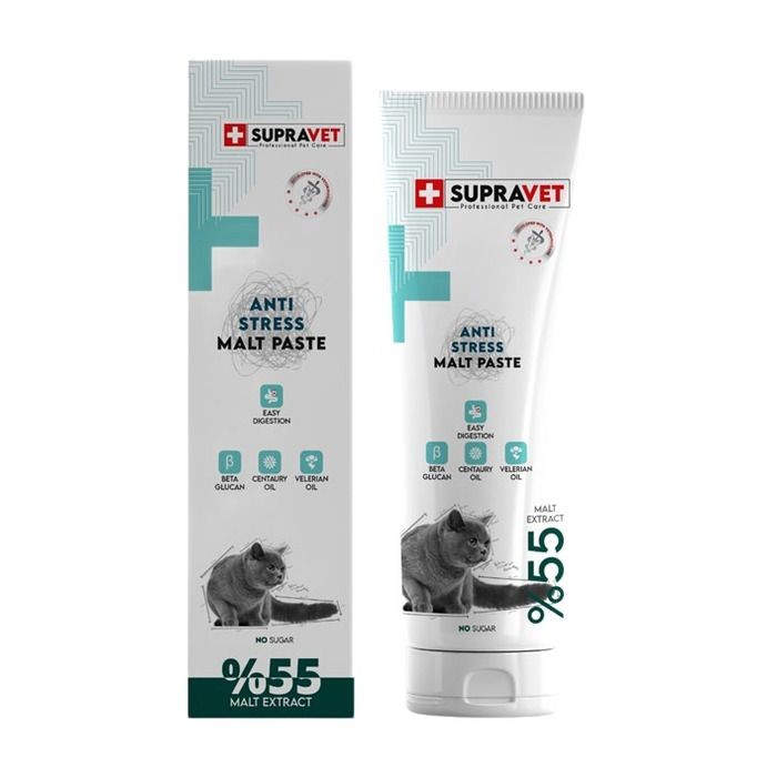 Supravet Anti Stress Paste Sakinleştirici Kedi Macunu 100 g