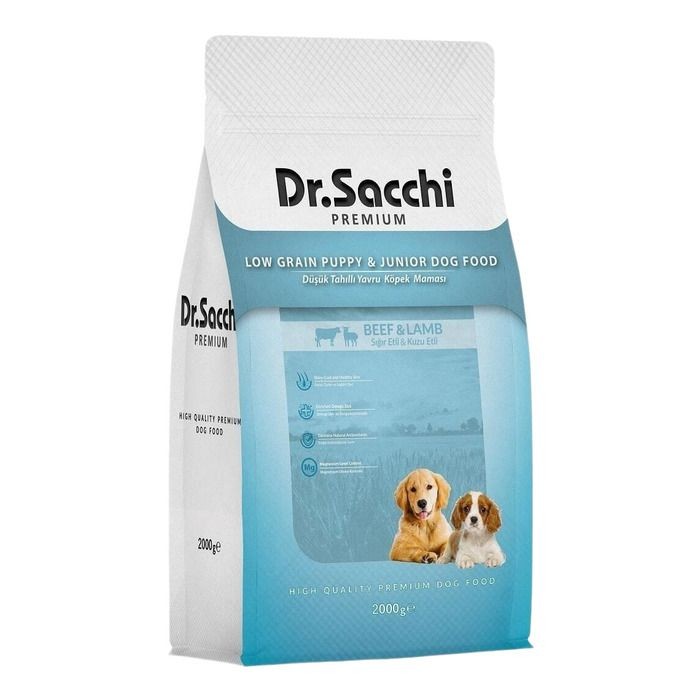 Dr. Sacchi Düşük Tahıllı Küçük Irk Yavru Köpek Maması 2 kg