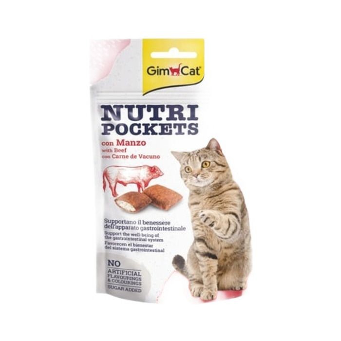 GimCat Nutri Pockets Kedi Ödül Maması 60 g