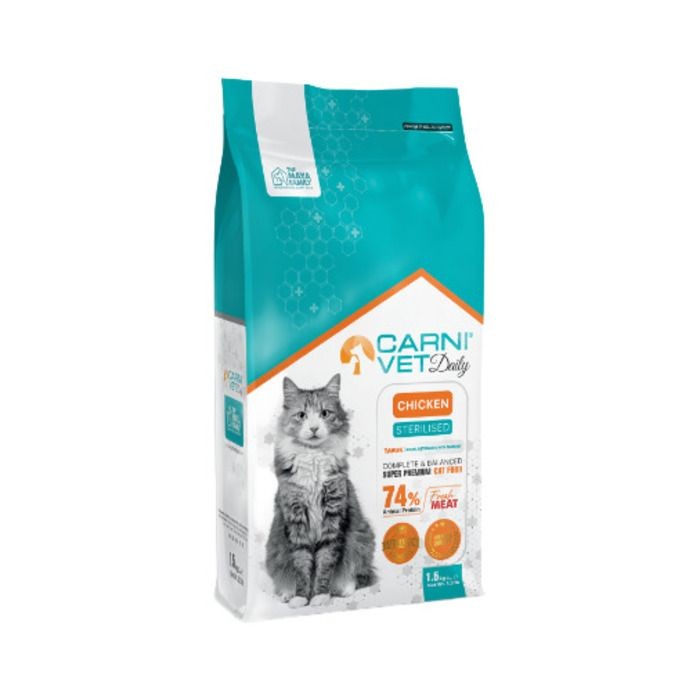 Carni Vet Daily Tavuk Etli Kısırlaştırılmış Yetişkin Kedi Maması 1.5 kg