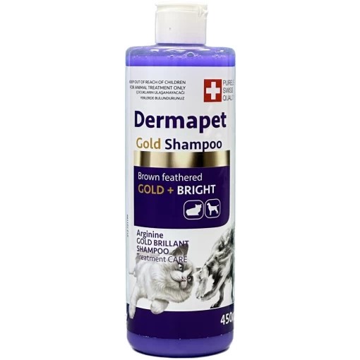 Purele Dermapet Kahverengi Kedi ve Köpek Şampuanı 450 ml