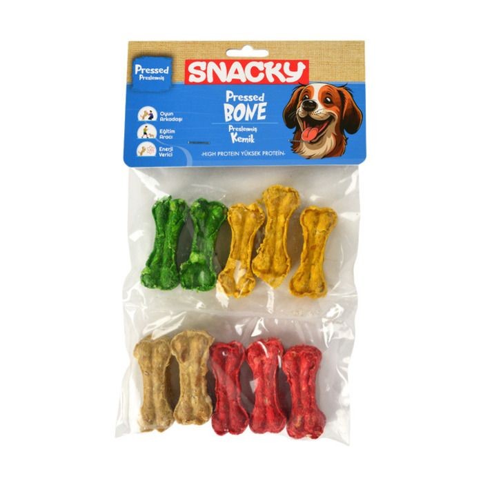 Snacky Köpek Preslenmiş Kemik 5 cm 10 x 110 g