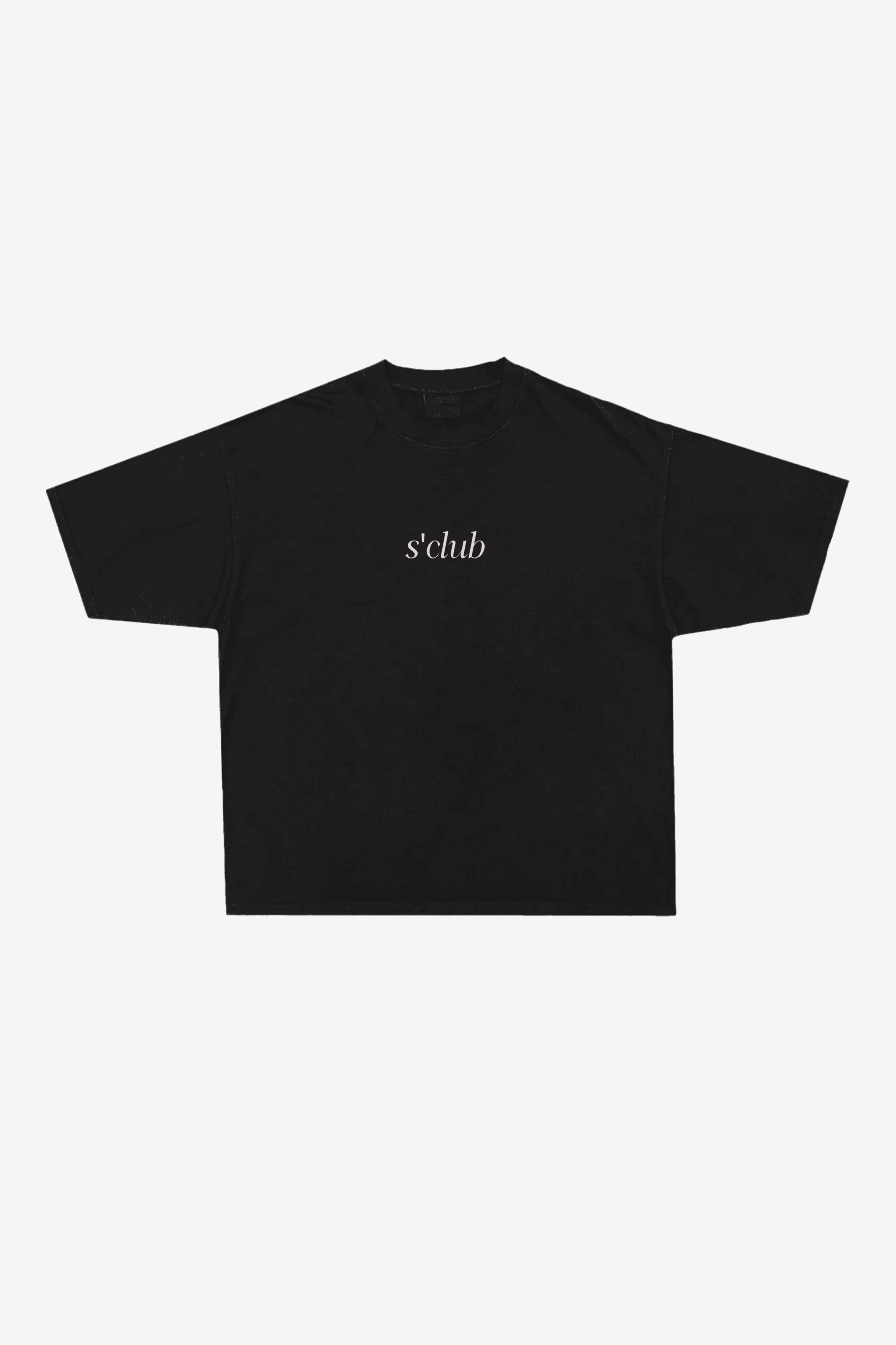 SOCIETY oversized siyah t-shirt