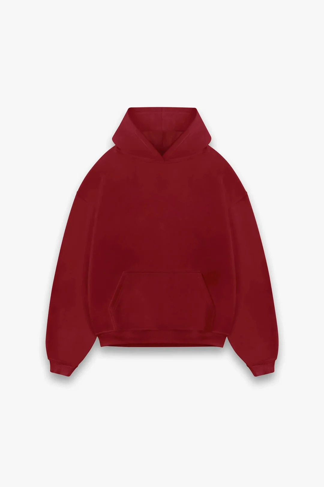 Kırmızı Basic Superoversized Hoodie