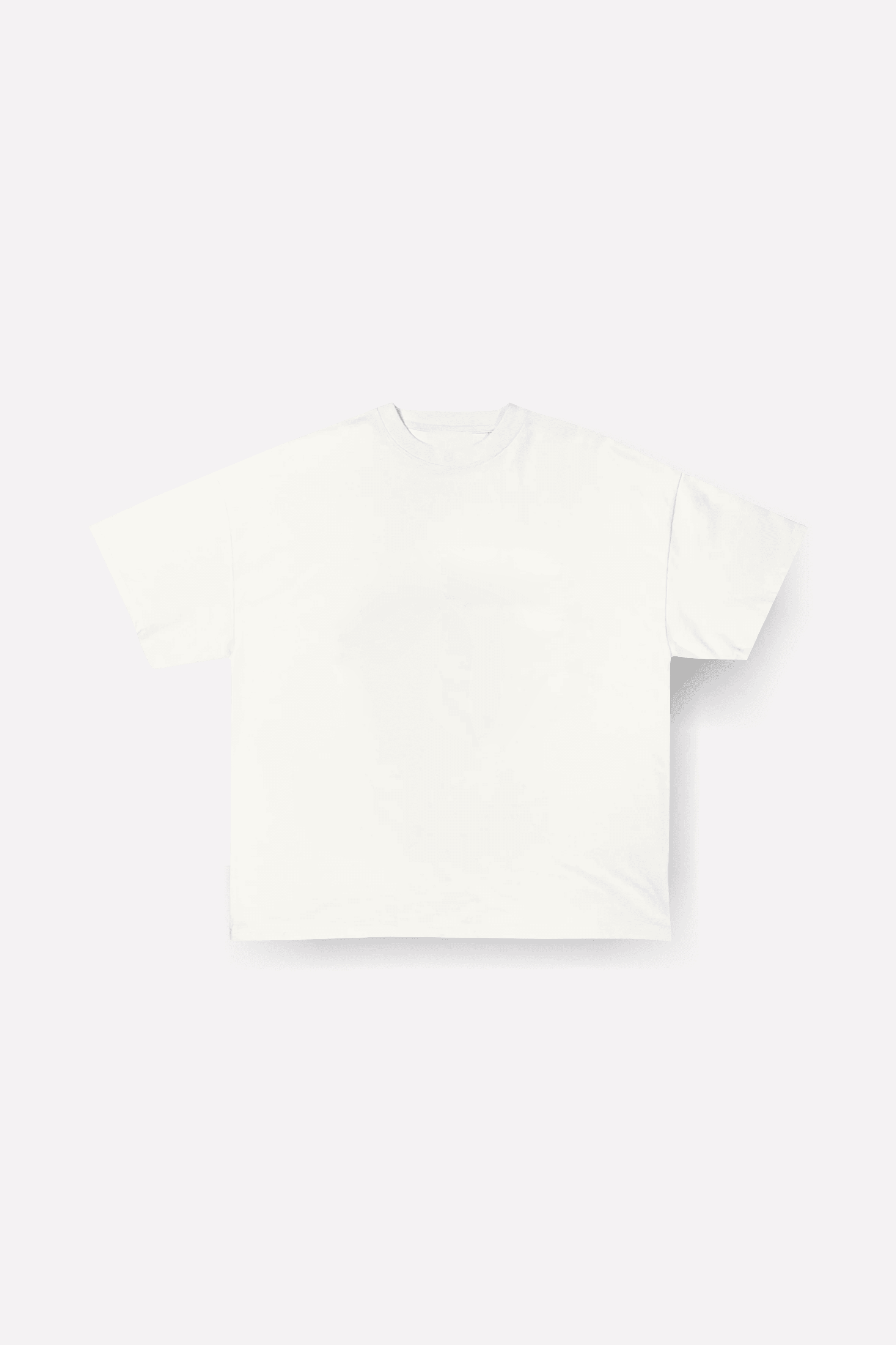 ekru oversized basic t-shirt 