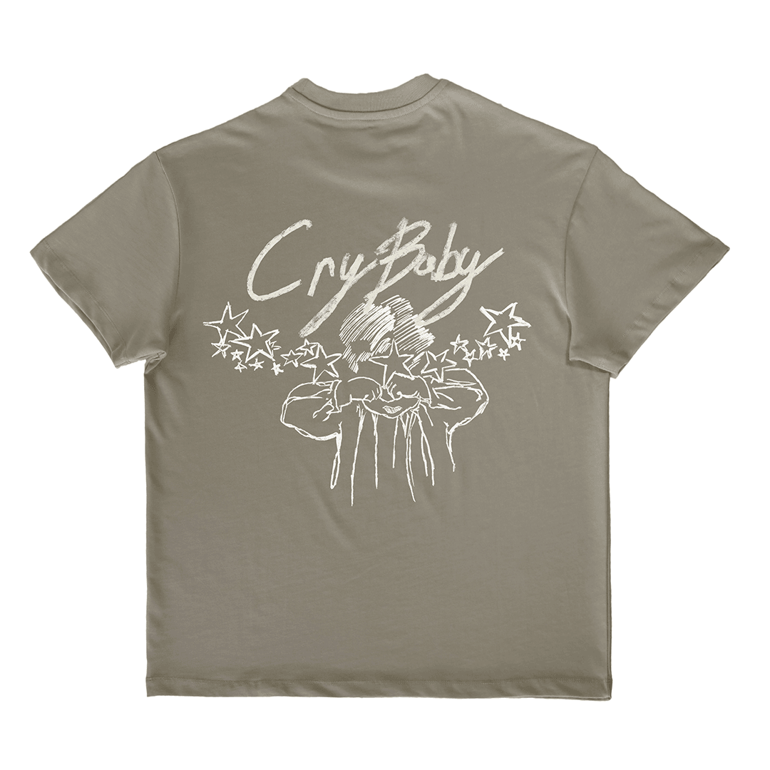 crybaby kahve oversize t-shirt