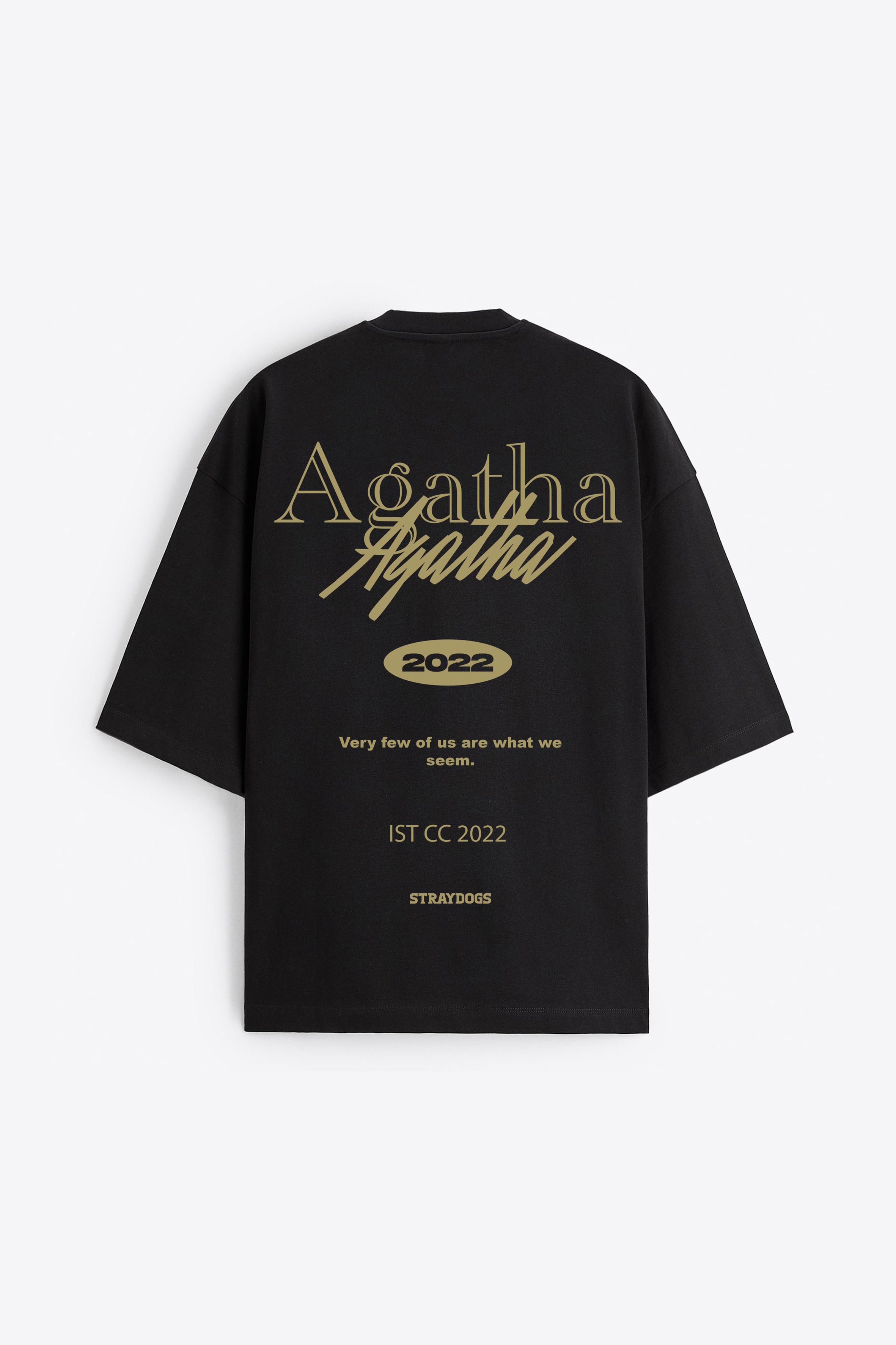 AGATHA SİYAH T-SHIRT