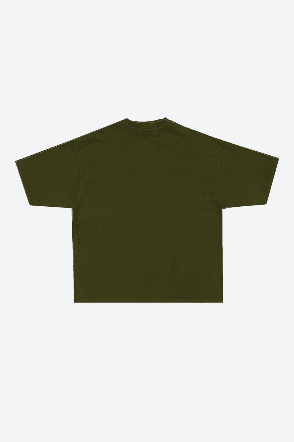 haki oversized basic t-shirt