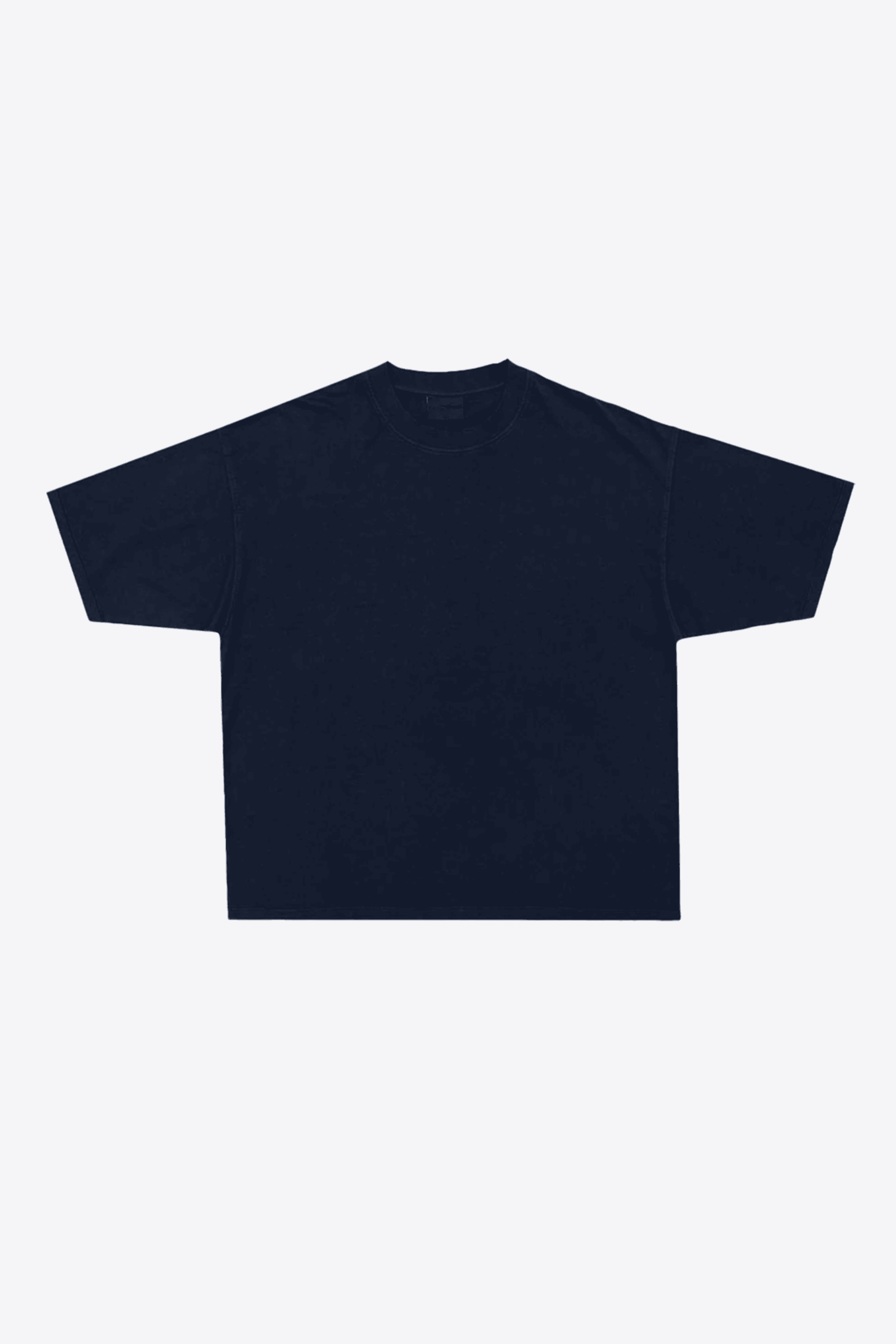 lacivert oversized basic t-shirt
