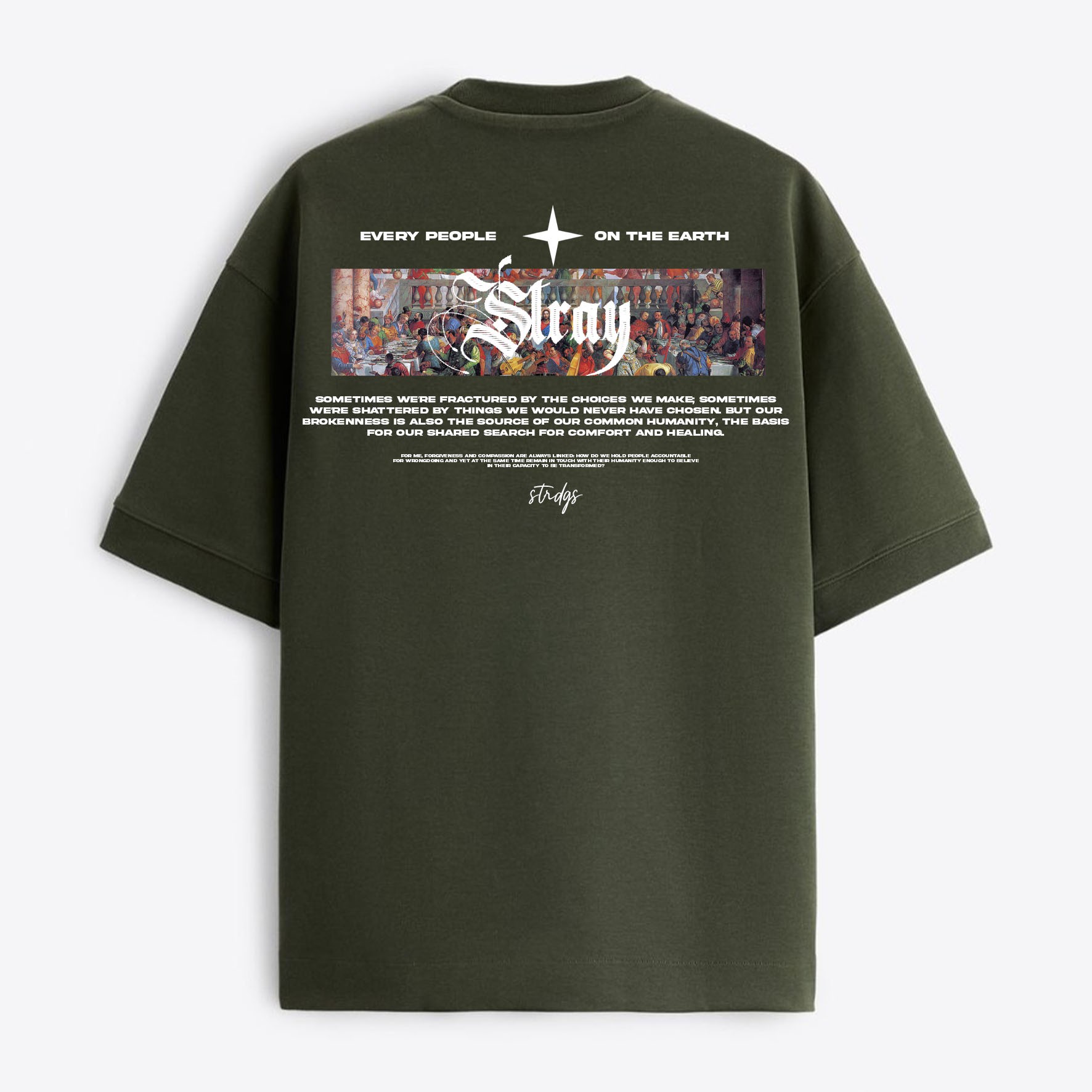 earth oversize t-shirt