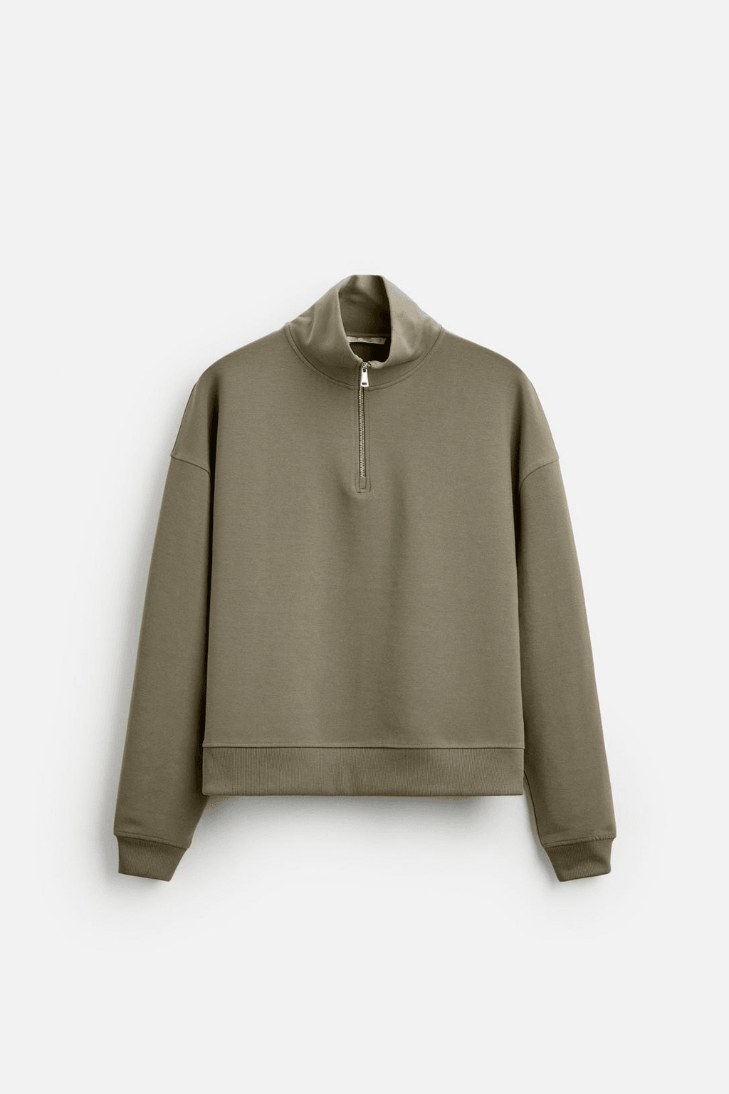 YARIM FERMUAR SWEATSHIRT