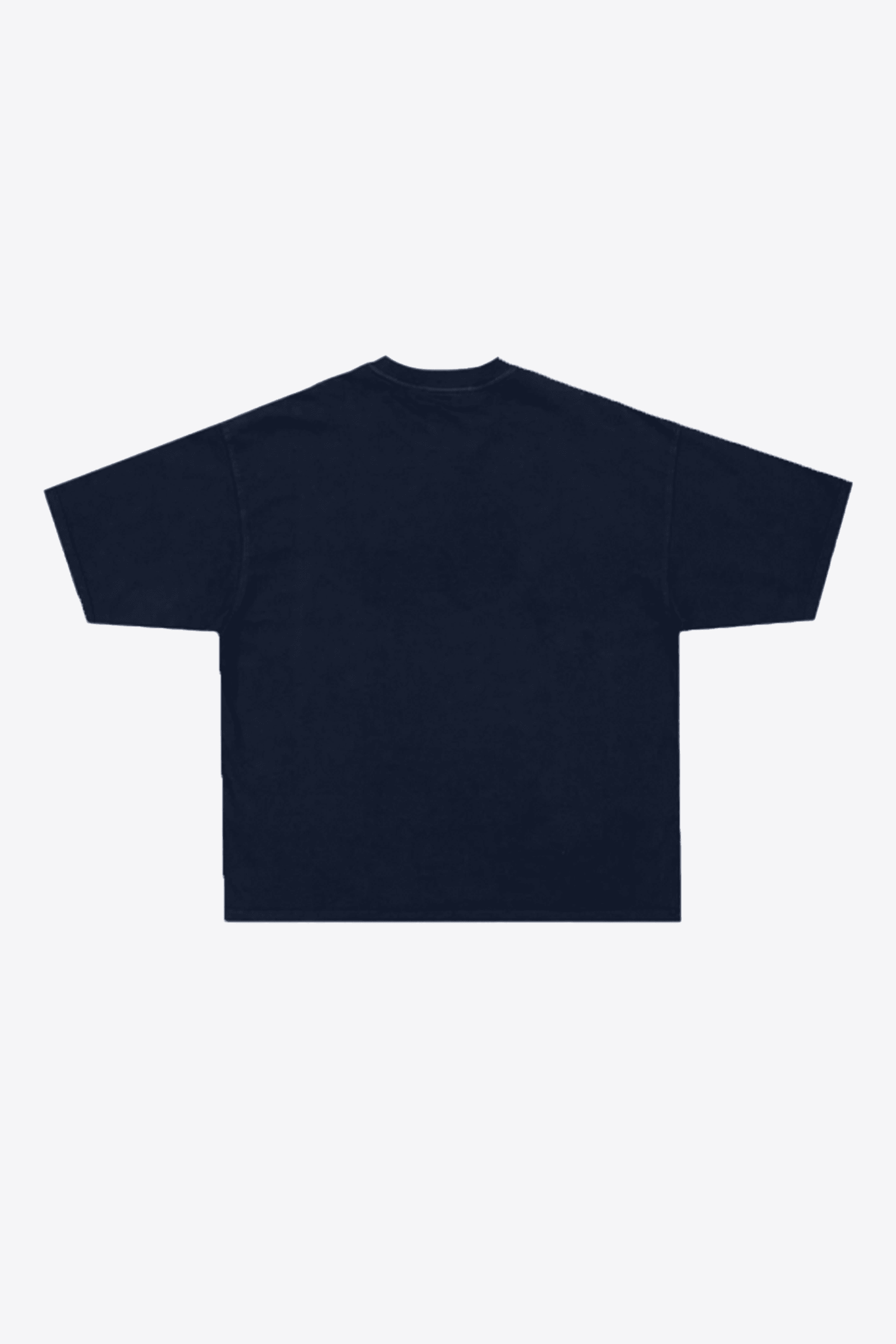 navy oversized basic t-shirt