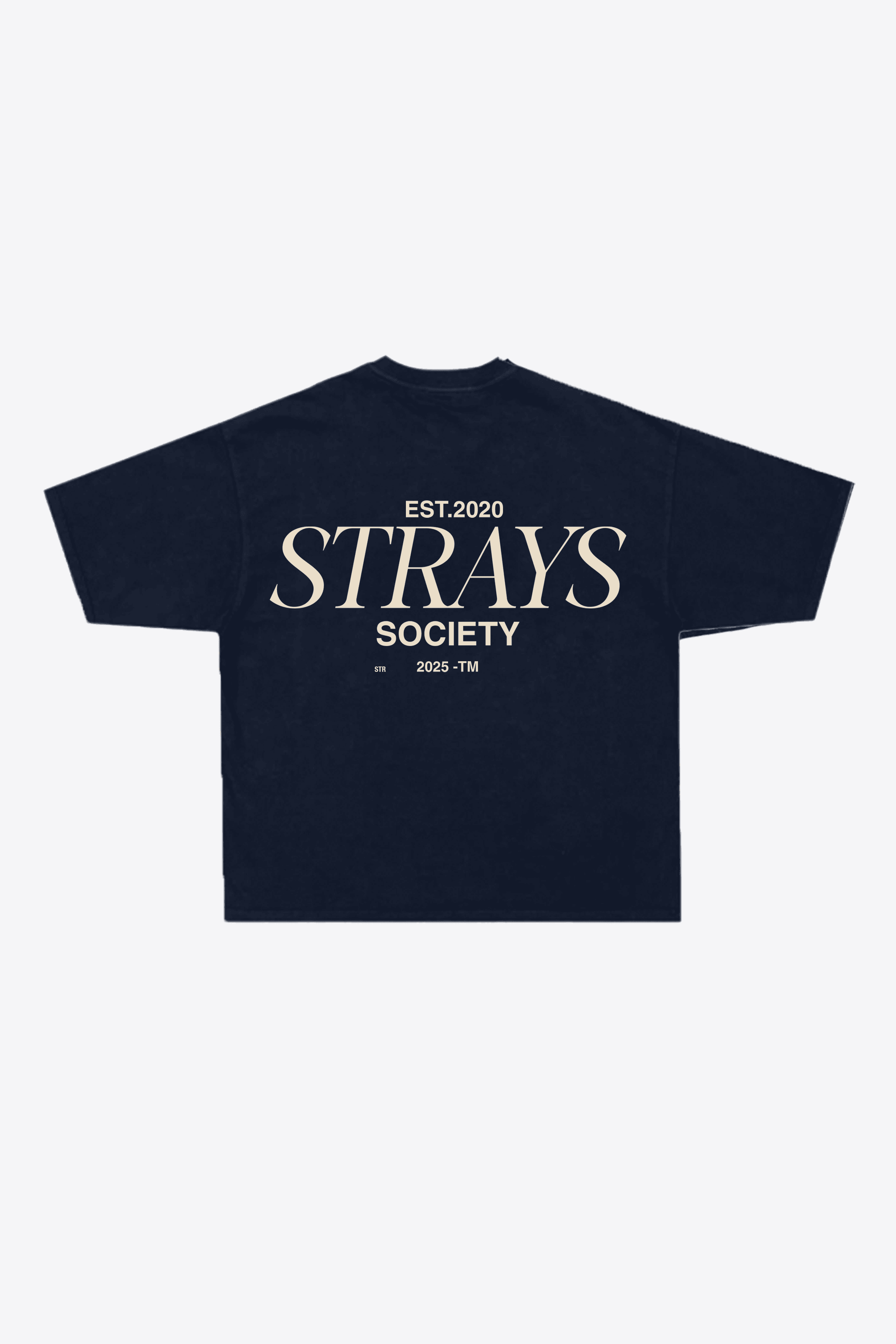 SOCIETY oversized navy t-shirt